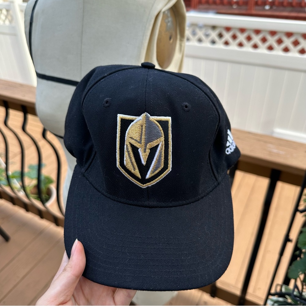 Vegas Golden Knights Adidas Earflap Flex Hat - Black